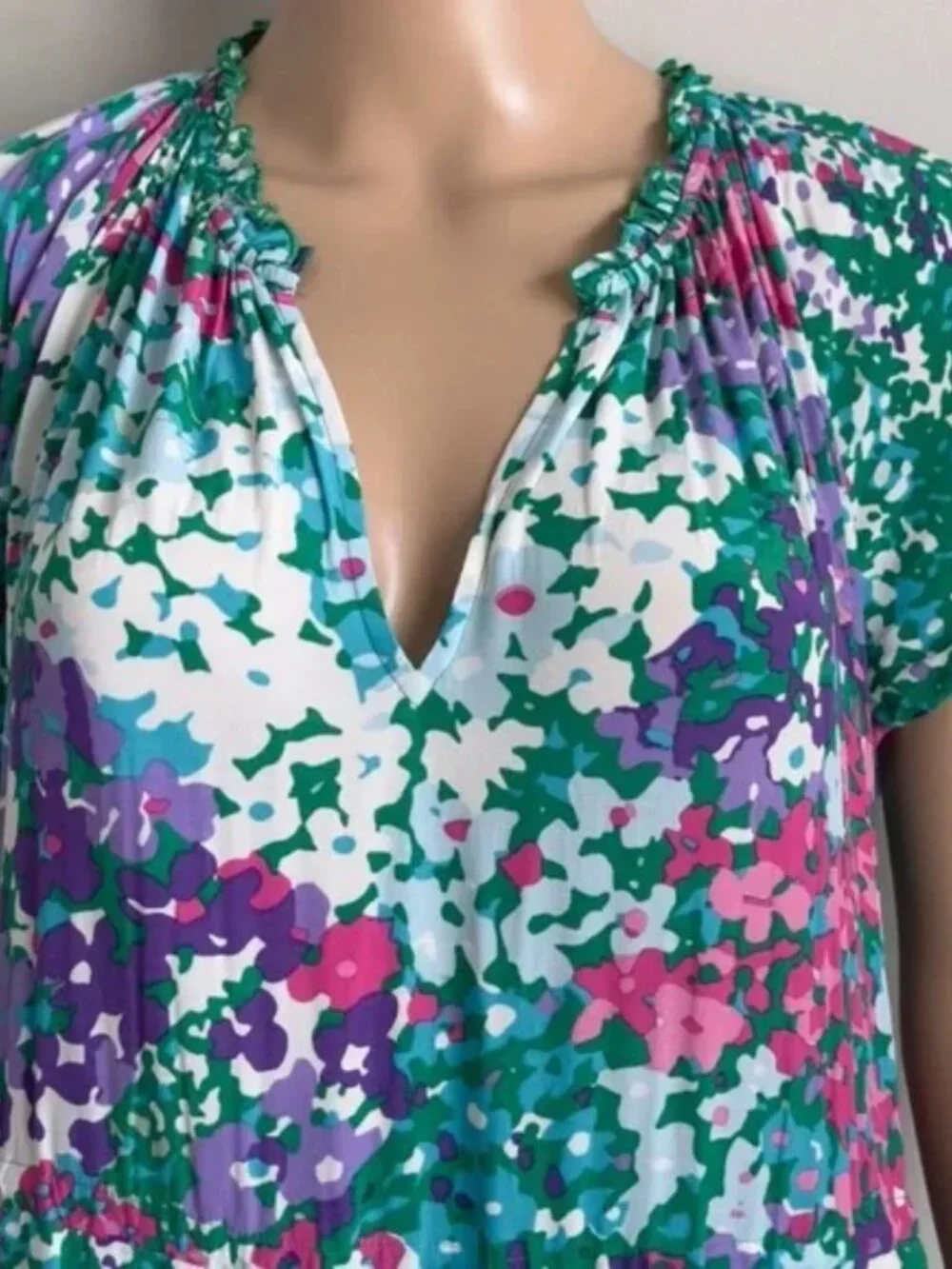 Rails Juni Gardenia Flora Midi Dress Size Medium - Picture 5 of 15